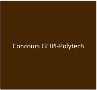 Concours Geipi-Polytech
